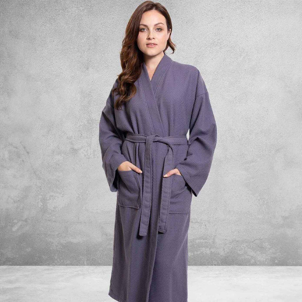 Bathrobe kimono style best sale